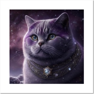 Glimmering British Shorthair Posters and Art